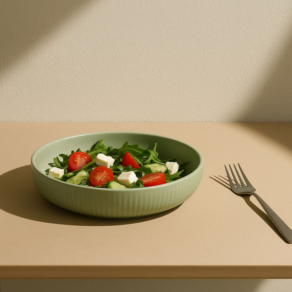 Głęboki talerz z kamionki, Ø 22 cm