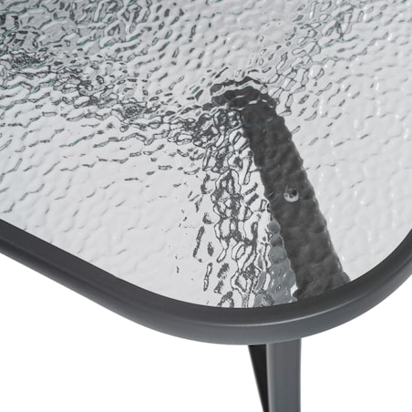 Zestaw Mebli Ogrodowych Na Taras Ogród Komplet Textilene Szary LIBERTY