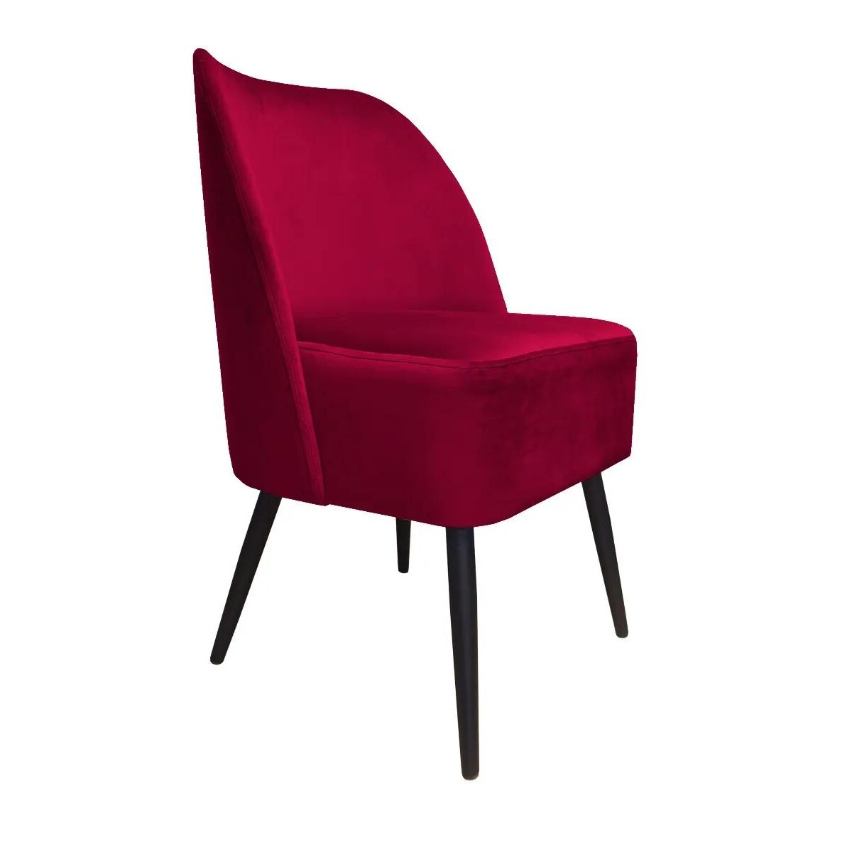 Fotel DUNAJ VELVET bordowy