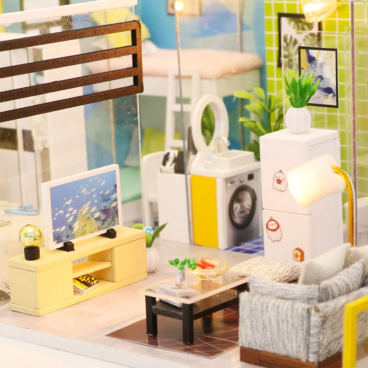 Miniaturowy domek - Skandynawskie życie