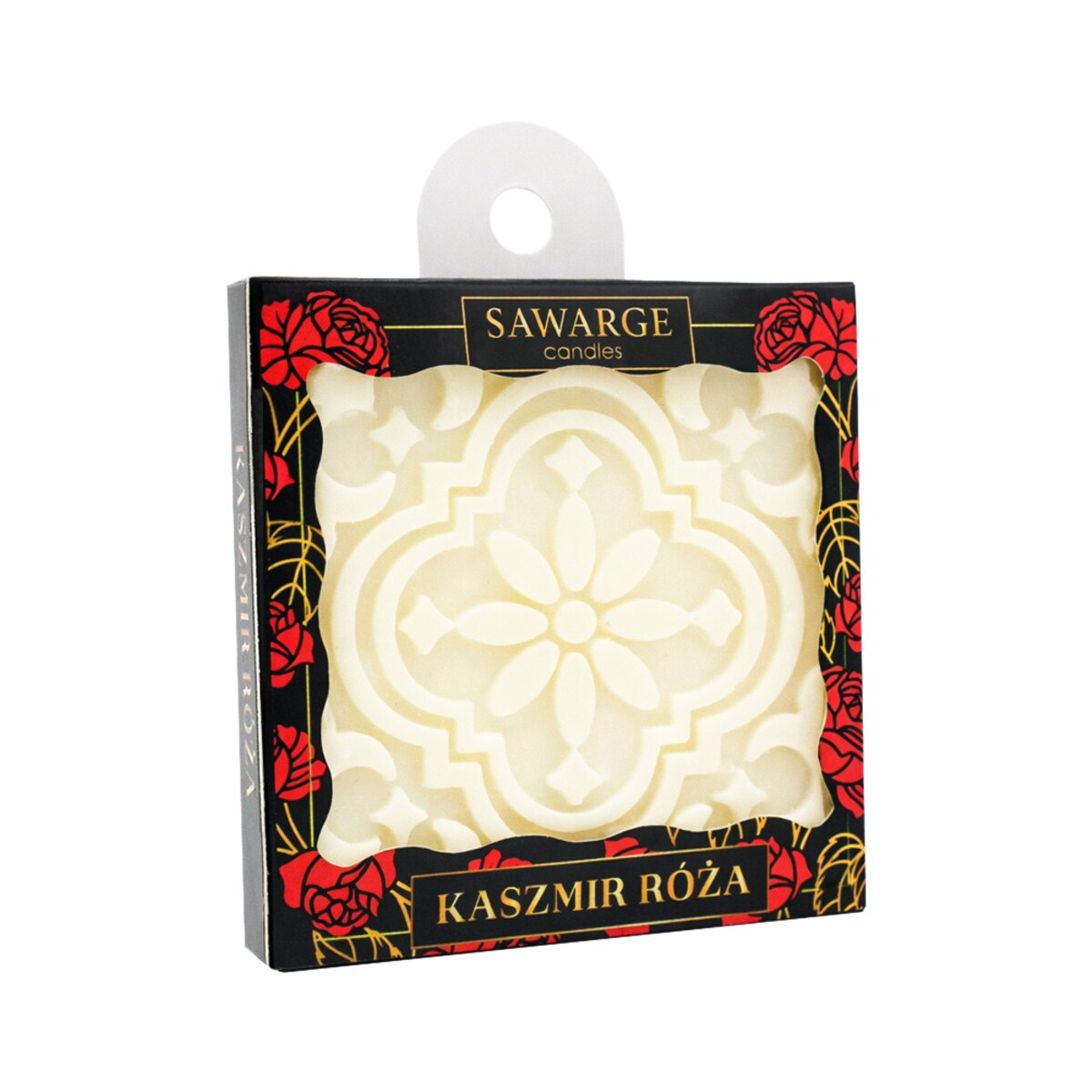 Zapachowa zawieszka do szafy wosk sojowy Kaszmir Róża