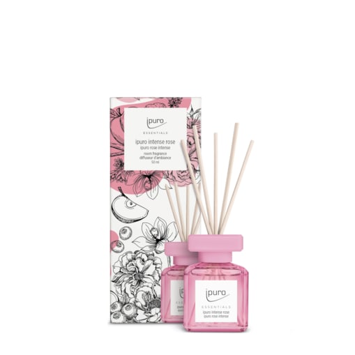 Dyfuzor zapachowy 50 ml, INTENSE ROSE, ipuro Essentials