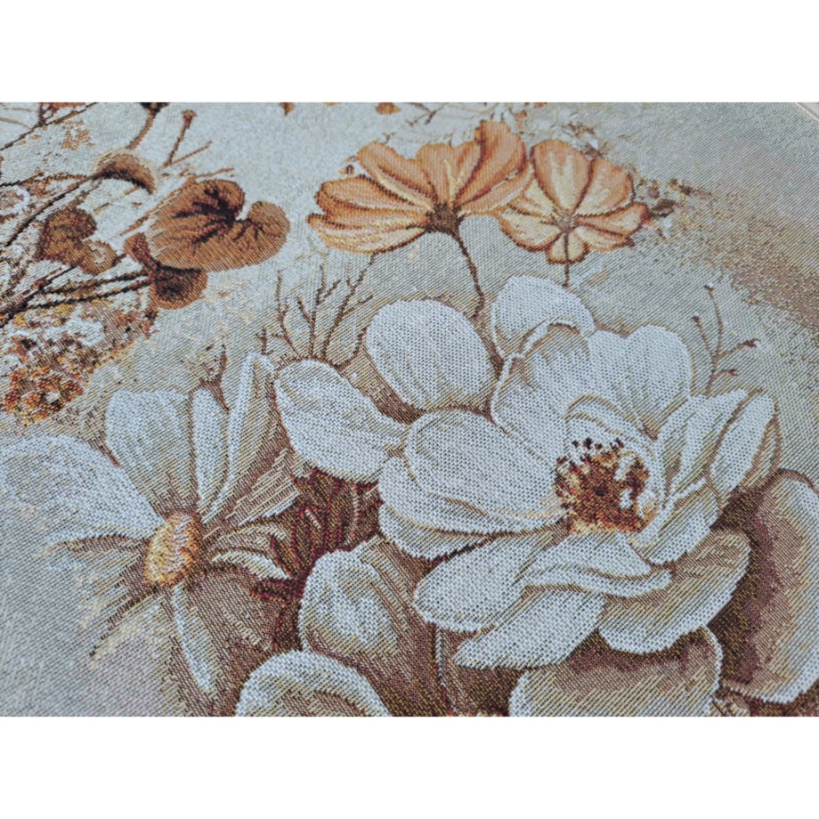 Bieżnik Na Stół 40X100 Cm Dekoracyjny Ozdobny Kwiaty