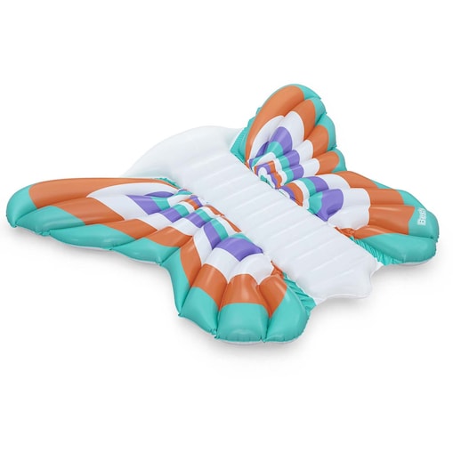 Dmuchany materac do pływania dla dzieci Bestway Motyl 193x176 cm