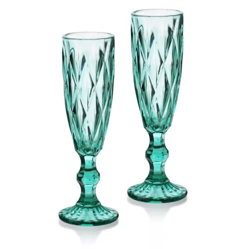 ELISE TURQUISE Komplet 6 kieliszkówszampan 180ml