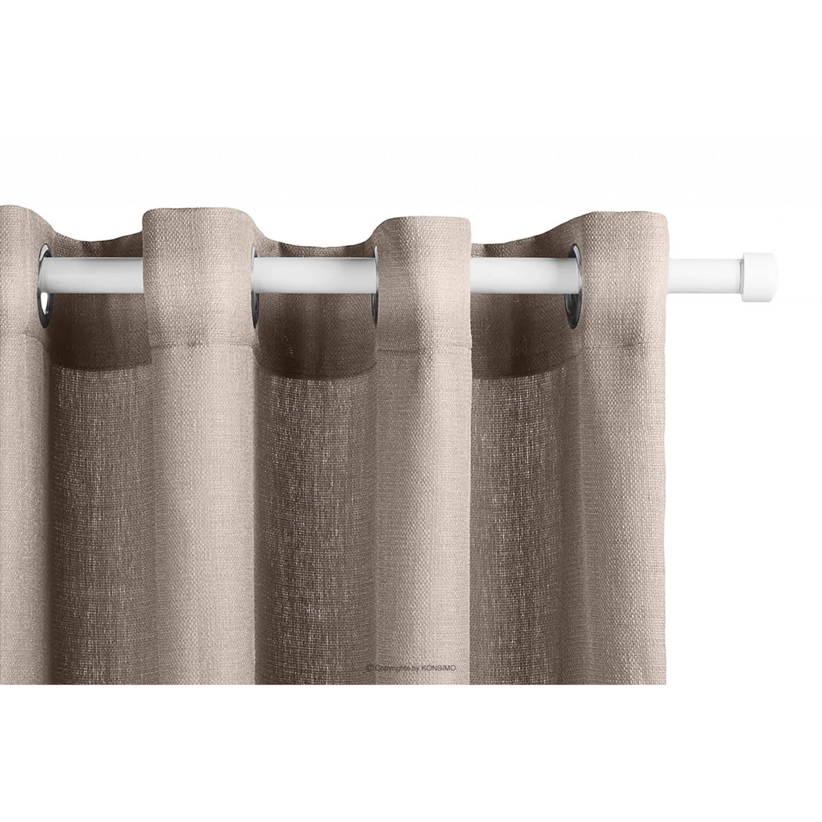 Konsimo LUTES Zasłona, beżowy