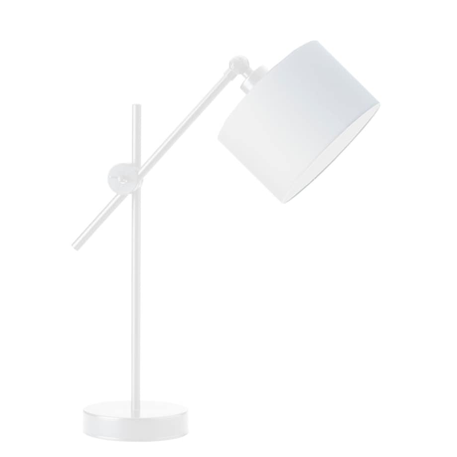 Lampka nocna przegubowa na biurko lampa biurkowa regulowana LED z abażurem walec MODERN
