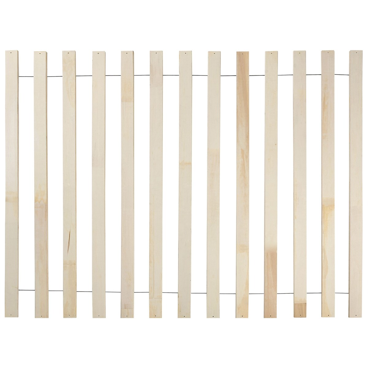 Łóżko Rattan VARZY 140 x 200 cm Brązowy