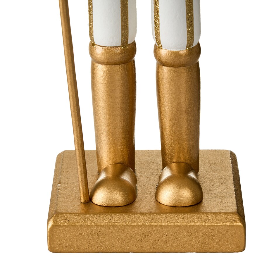 Figurka dekoracyjna LJUNGAN Dziadek do orzechów 37 cm Biały