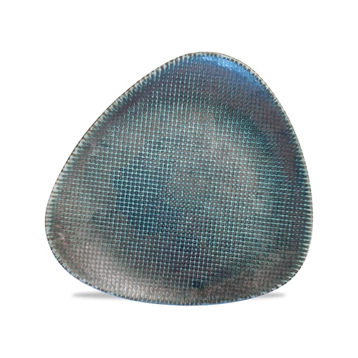 Talerz trójkątny Astro Metallic Blue, 230mm