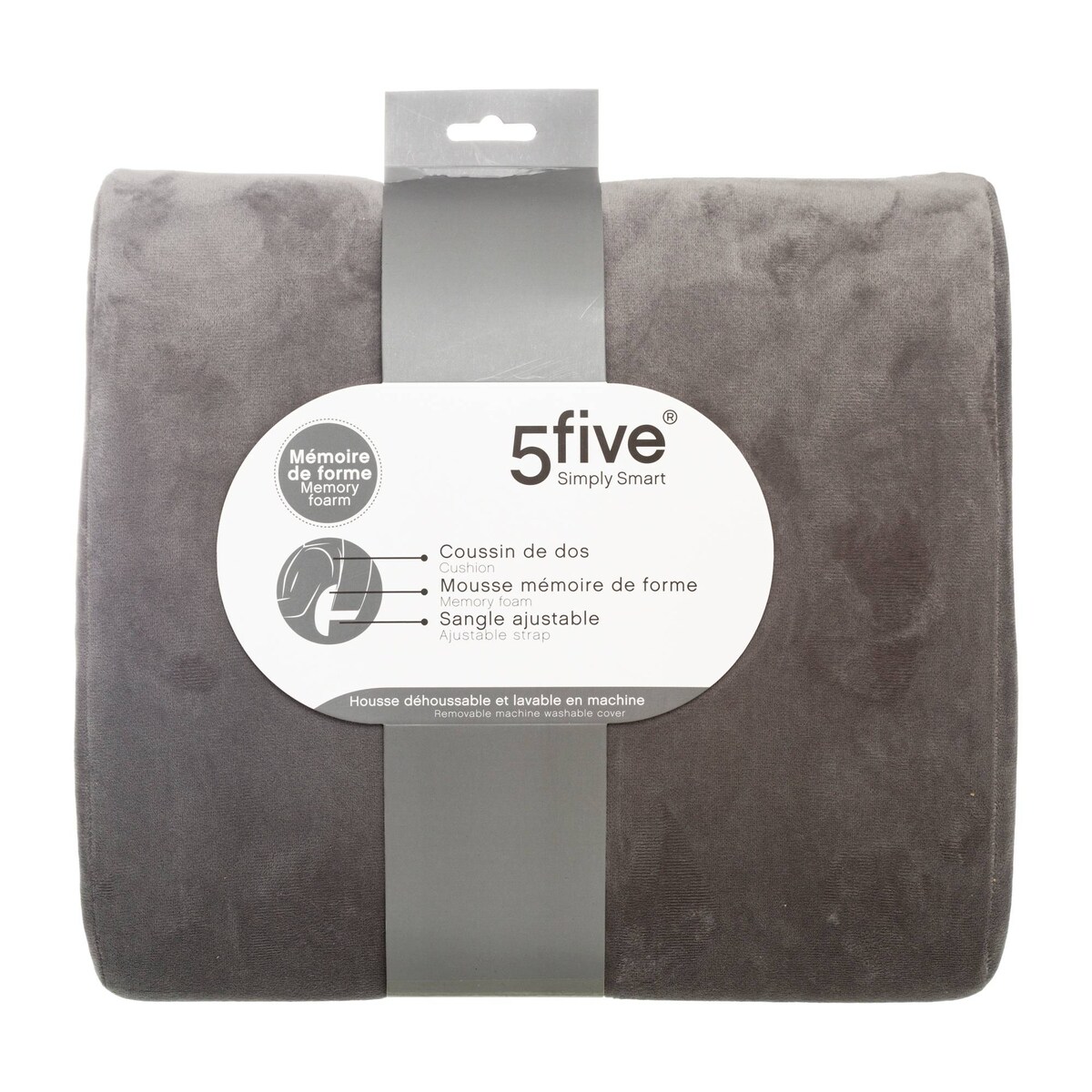 Poduszka pod plecy z regulowanym paskiem, memory foam