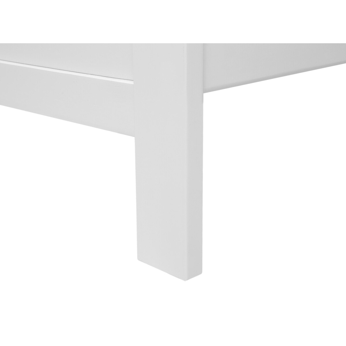 Łóżko drewniane 140 x 200 cm białe MAYENNE