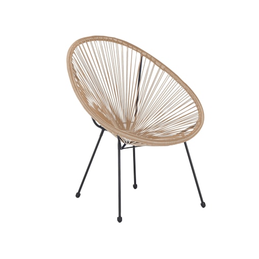 Krzesło z technorattanu naturalne ACAPULCO II