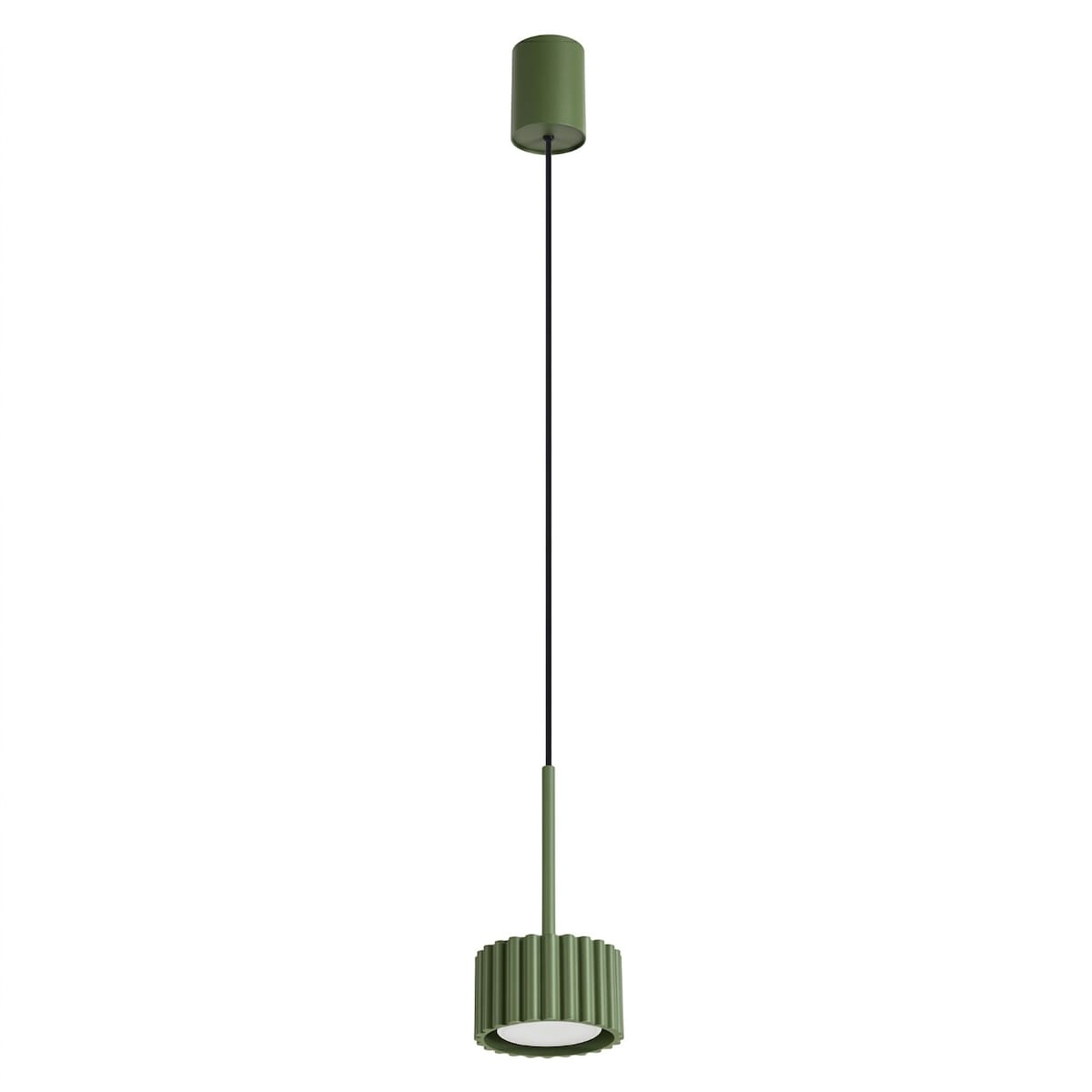 Lampa wisząca AURA 1 zielona oliwka Gx53