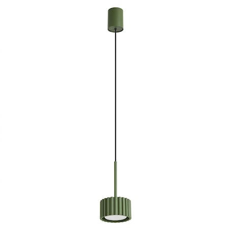 Lampa wisząca AURA 1 zielona oliwka Gx53