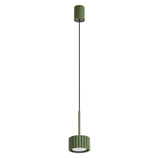 Lampa wisząca AURA 1 zielona oliwka Gx53
