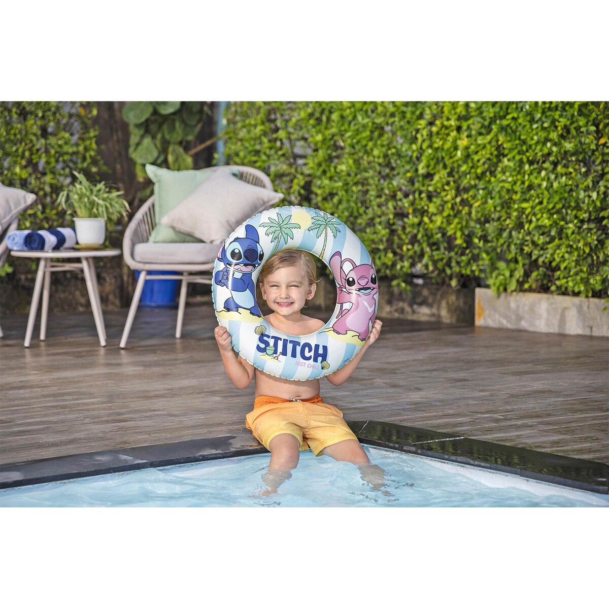 Koło do pływania Bestway 9104U Stitch kółko dla dzieci do wody 56 cm