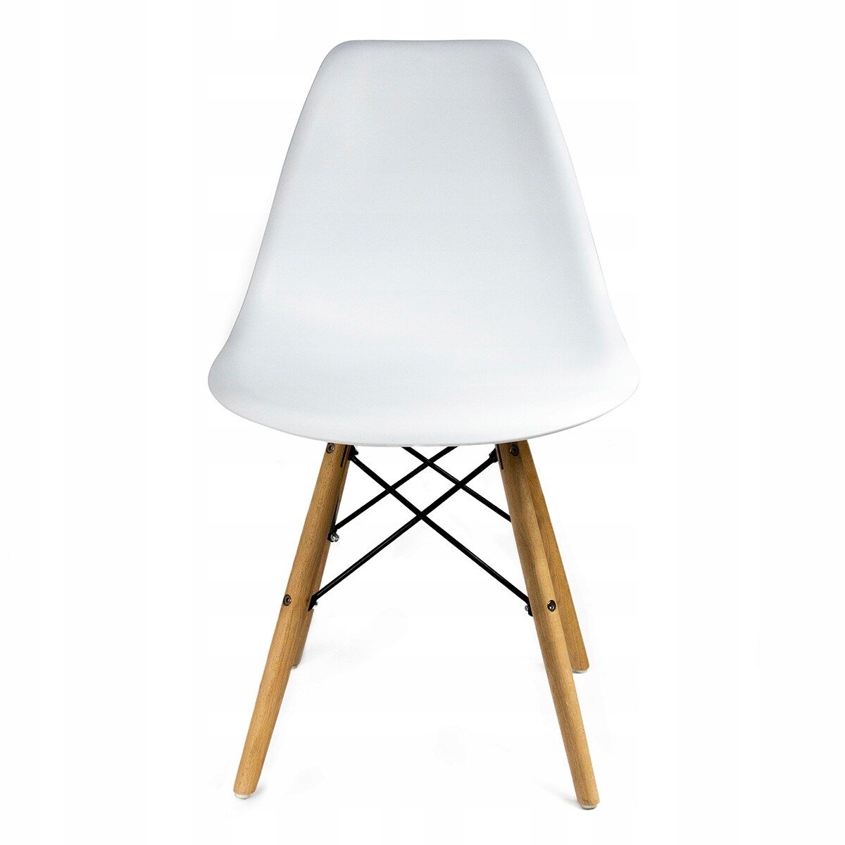 Krzesło skandynawskie EVA kuchenne wygodne białe