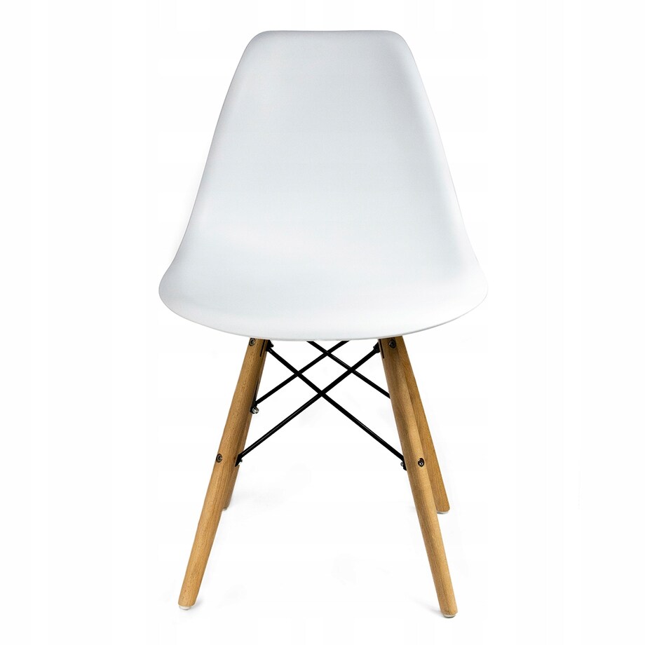 Krzesło skandynawskie EVA kuchenne wygodne białe