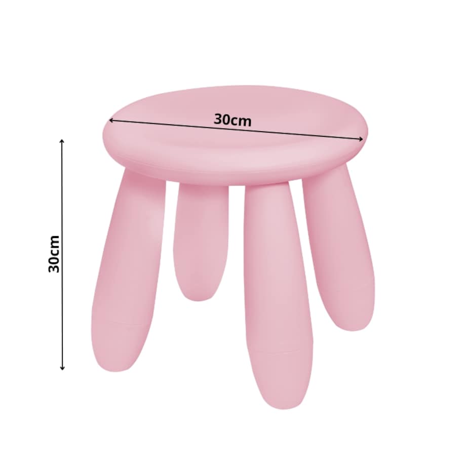 Zestaw dla dzieci stolik i krzesełka plastikowy różowy