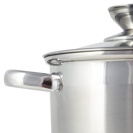 Garnek ze stali nierdzewnej z pokrywką 3L indukcja gaz OFENBACH