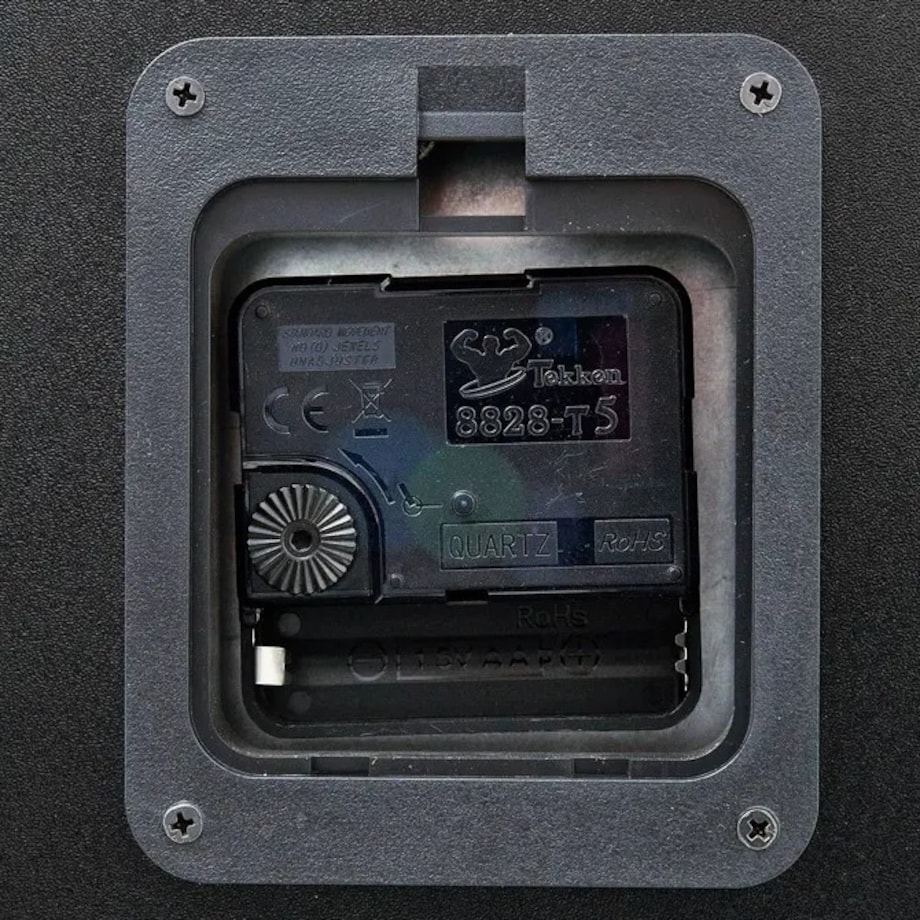 Zegar ścienny, metalowy, zielono-złoty, Michel, 60 cm