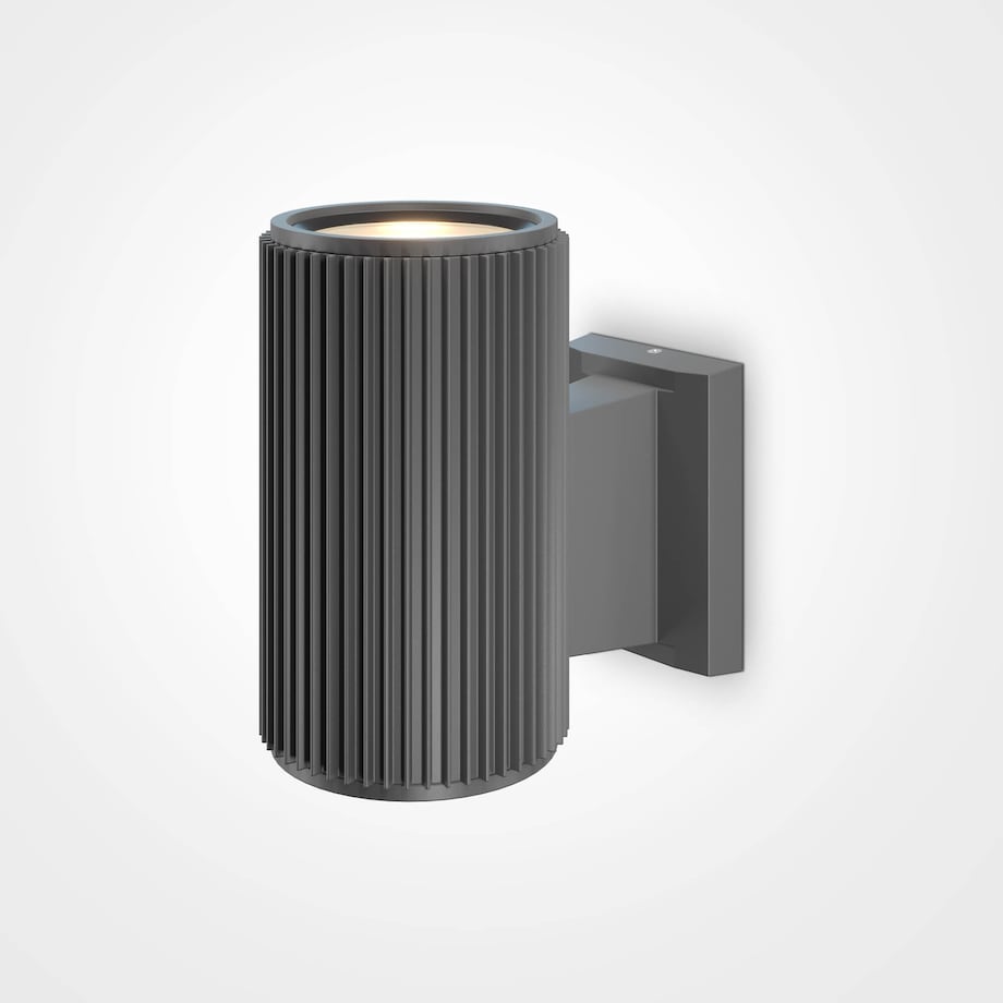 Metalowa lampa zewnętrzna Rando O419WL-01GR do ogrodu szara