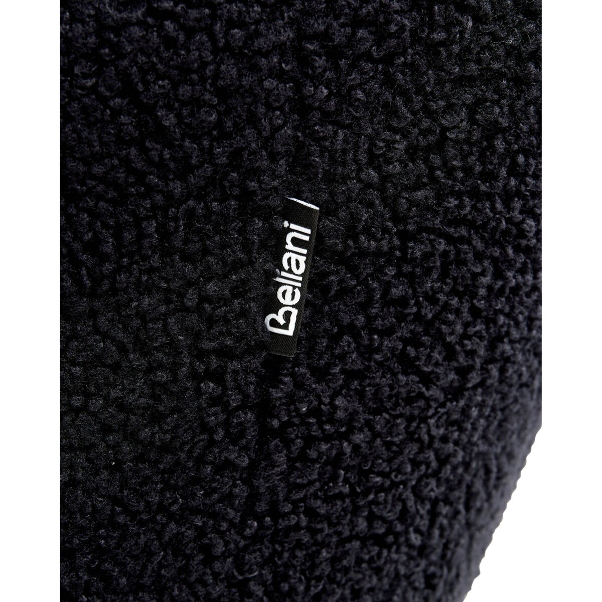 Zestaw 2 krzeseł do jadalni ALDEN Boucle Czarny