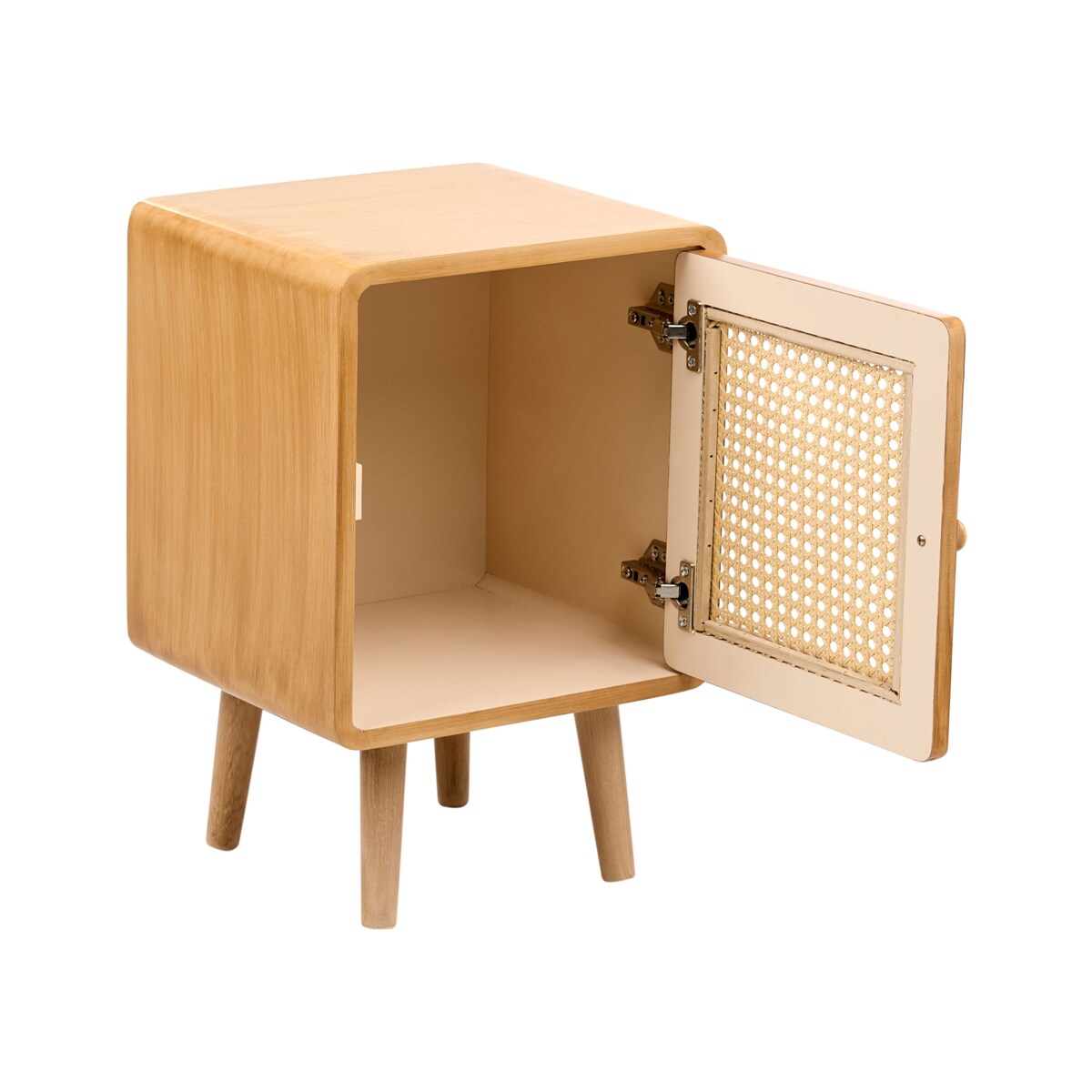 Szafka nocna LEFROY Drewno Jasnobrązowy