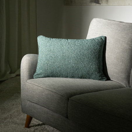 Poszewka Gabi na poduszkę prostokątna 60x40 zielony melanż