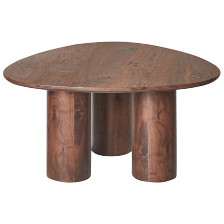 Stolik kawowy MDF Ciemne drewno DACOMA