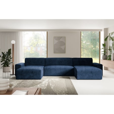 Narożnik COCO U z funkcją spania Kolor: TILIA 77