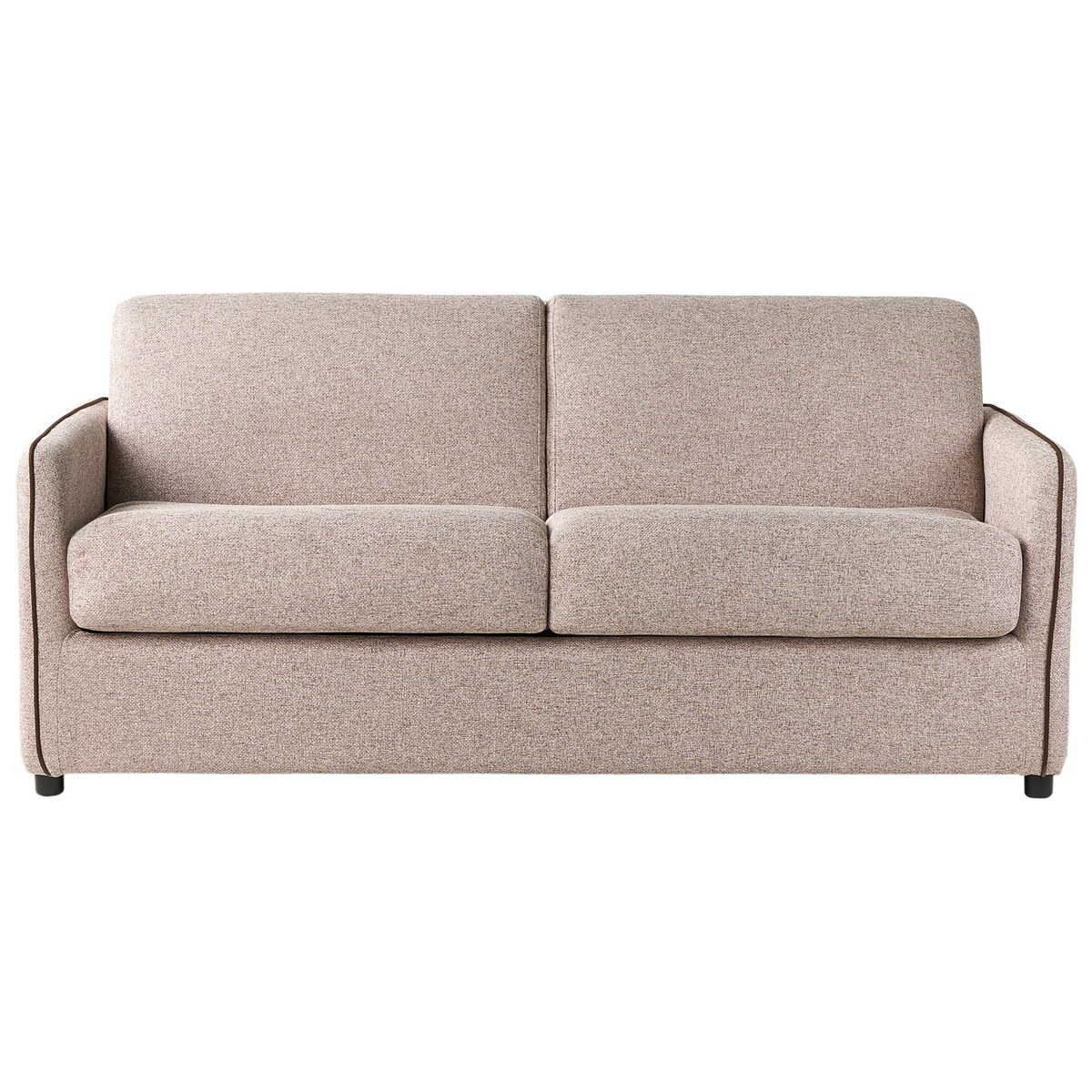 Sofa rozkładana dla 2 osób ISHOJ Jasnobrązowy
