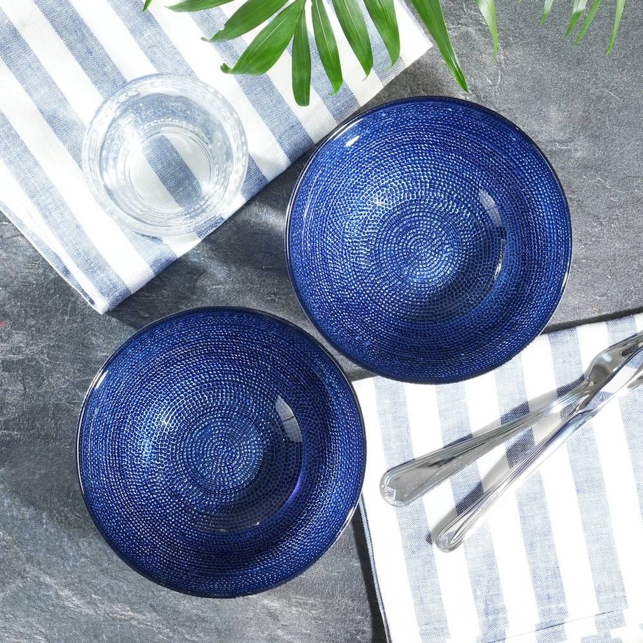 VILLA ITALIA Miseczka szklana 15,5 cm BLU INCANTO