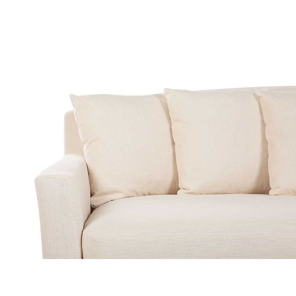 Pokrowiec na sofę 3-osobową beżowy GILJA