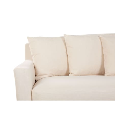 Pokrowiec na sofę 3-osobową beżowy GILJA