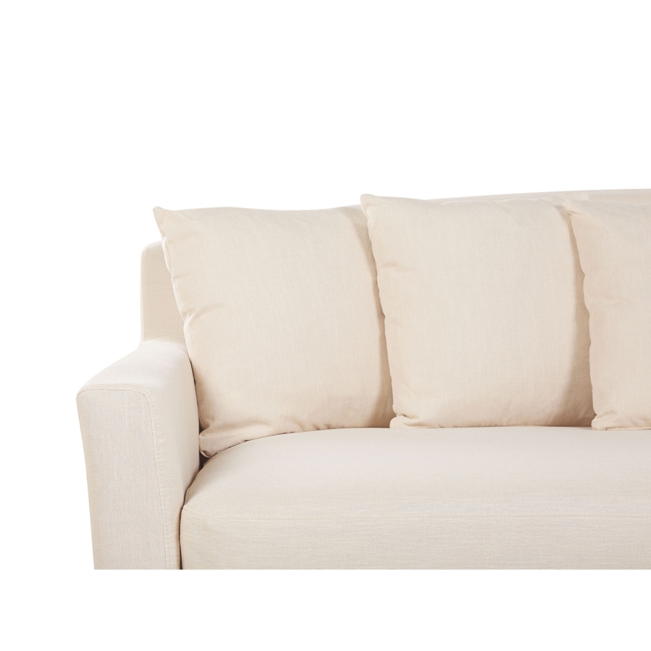 Pokrowiec na sofę 3-osobową beżowy GILJA