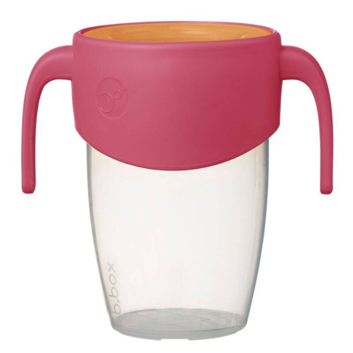 Kubek 360 do nauki picia dla dzieci 250 ml – kubek treningowy niekapek 6m+ Strawberry Shake b.box