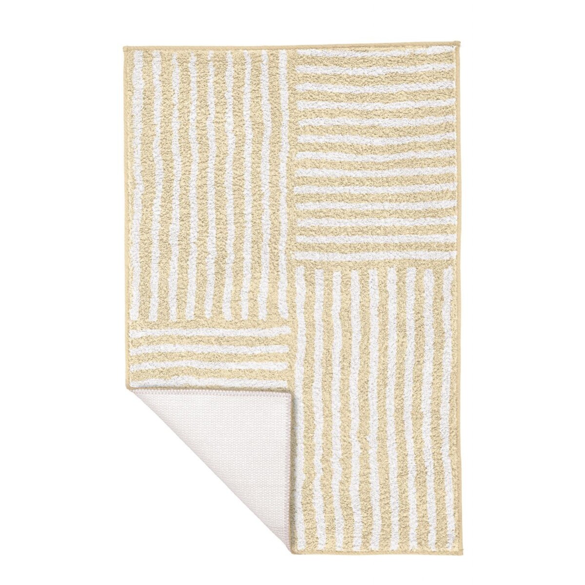 Kleine Wolke Chelsea Dywanik łazienkowy 80x140 cm jasny beż wysokie runo Eco Care