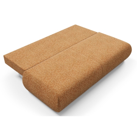 Kanapa PENTI bez boczków z funkcją spania obita tkaniną PUENTE pomarańczowa