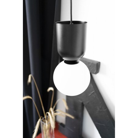 LUOTI czarna sufitowa lampa wisząca