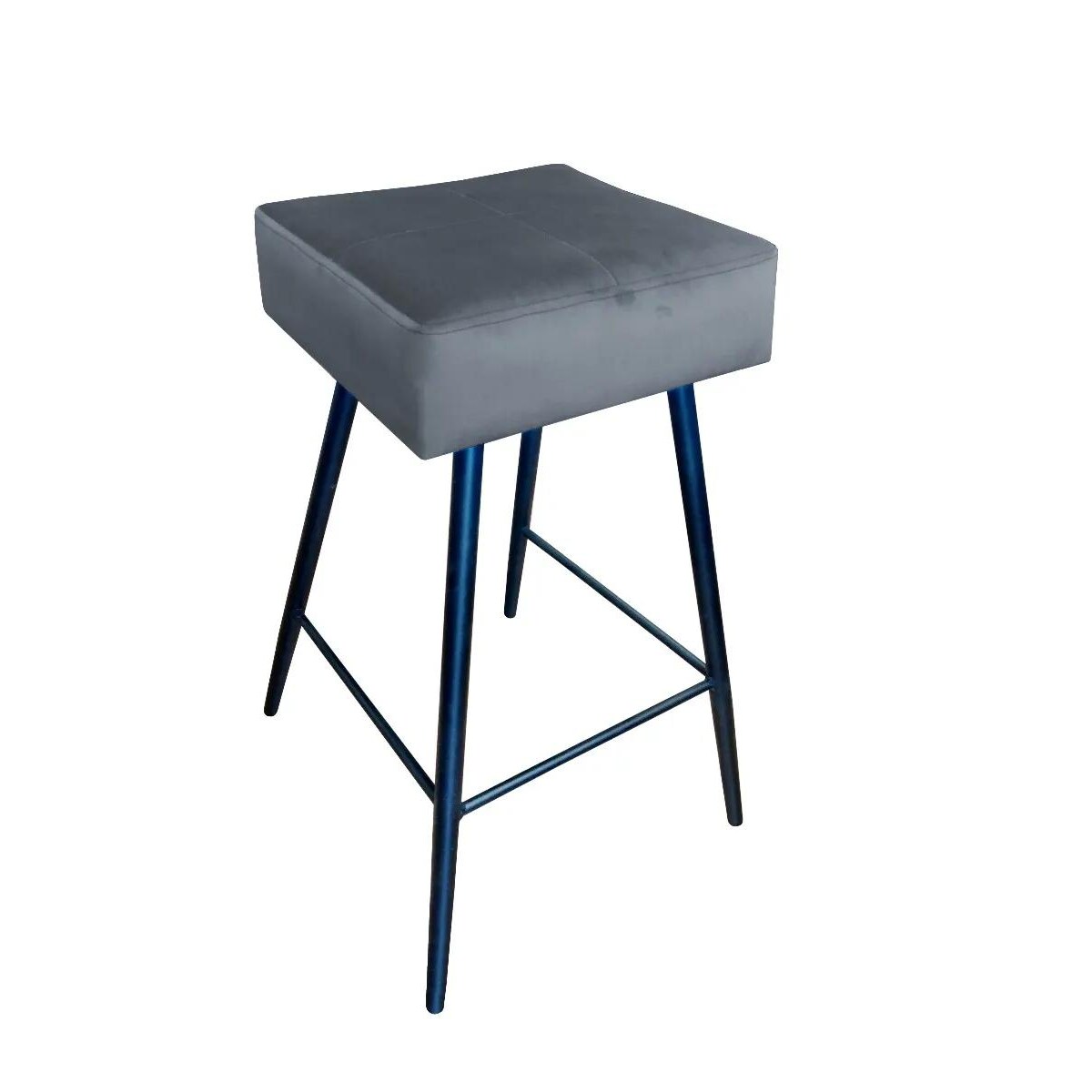 Hoker niski OLIMP BL VELVET ciemno szary