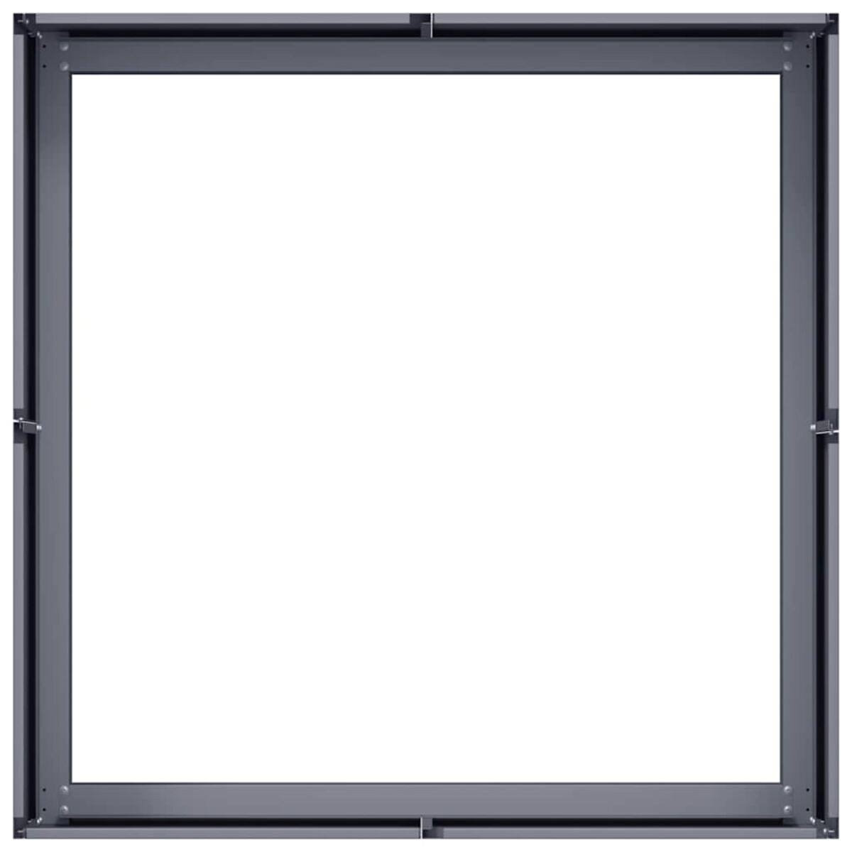 vidaXL Doniczka Antracyt 80x80x30 cm Stal
