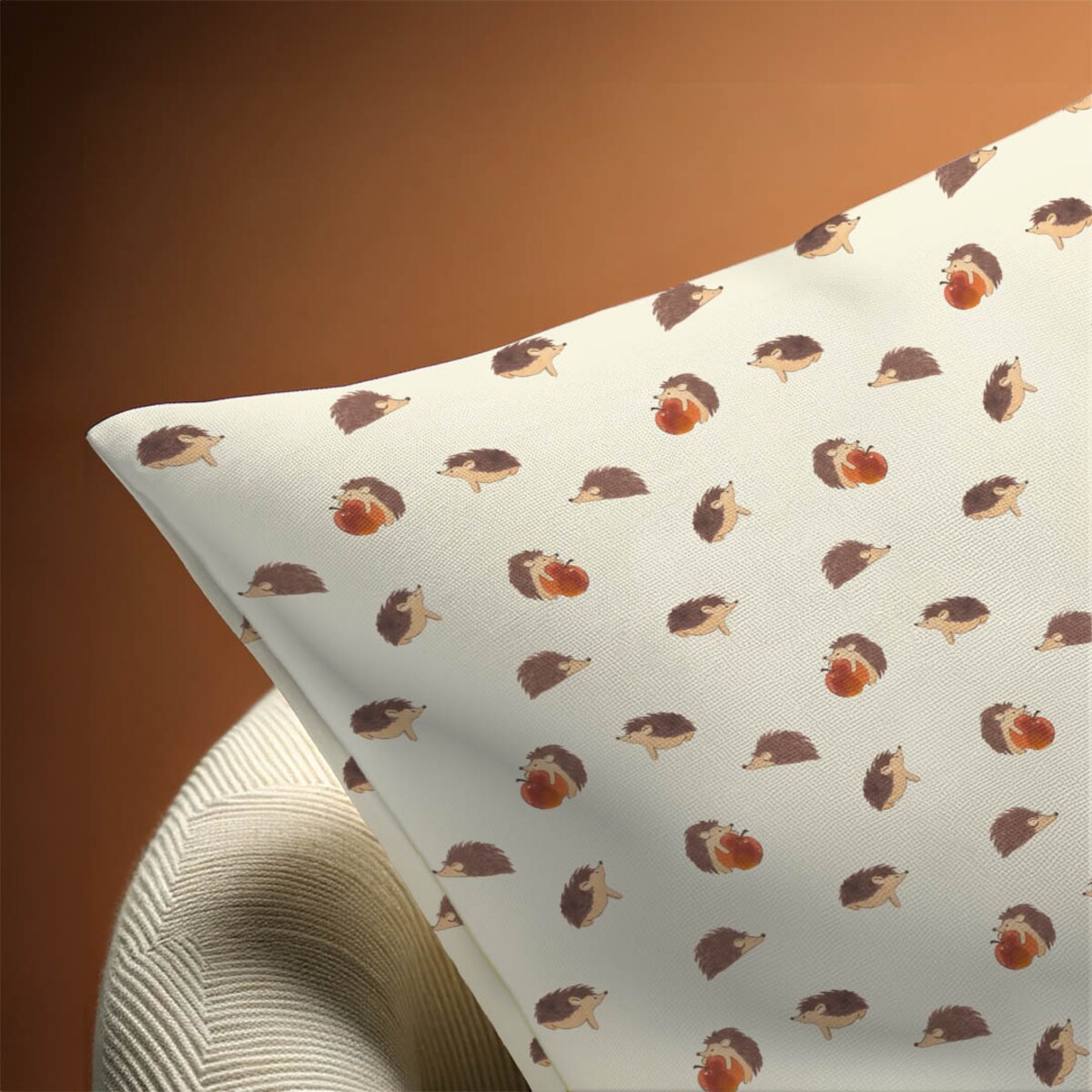 Poduszka świąteczna - Jeżyki