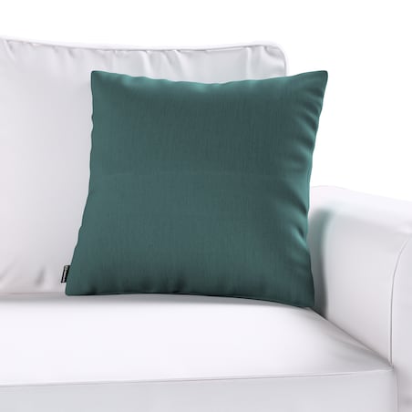 Poszewka Kinga na poduszkę 43x43 zgaszona szmaragdowa zieleń