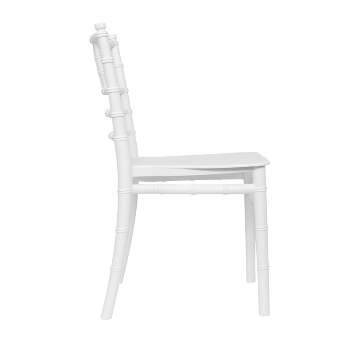 Krzesełko dla dzieci plastikowe z oparciem białe dziecięce