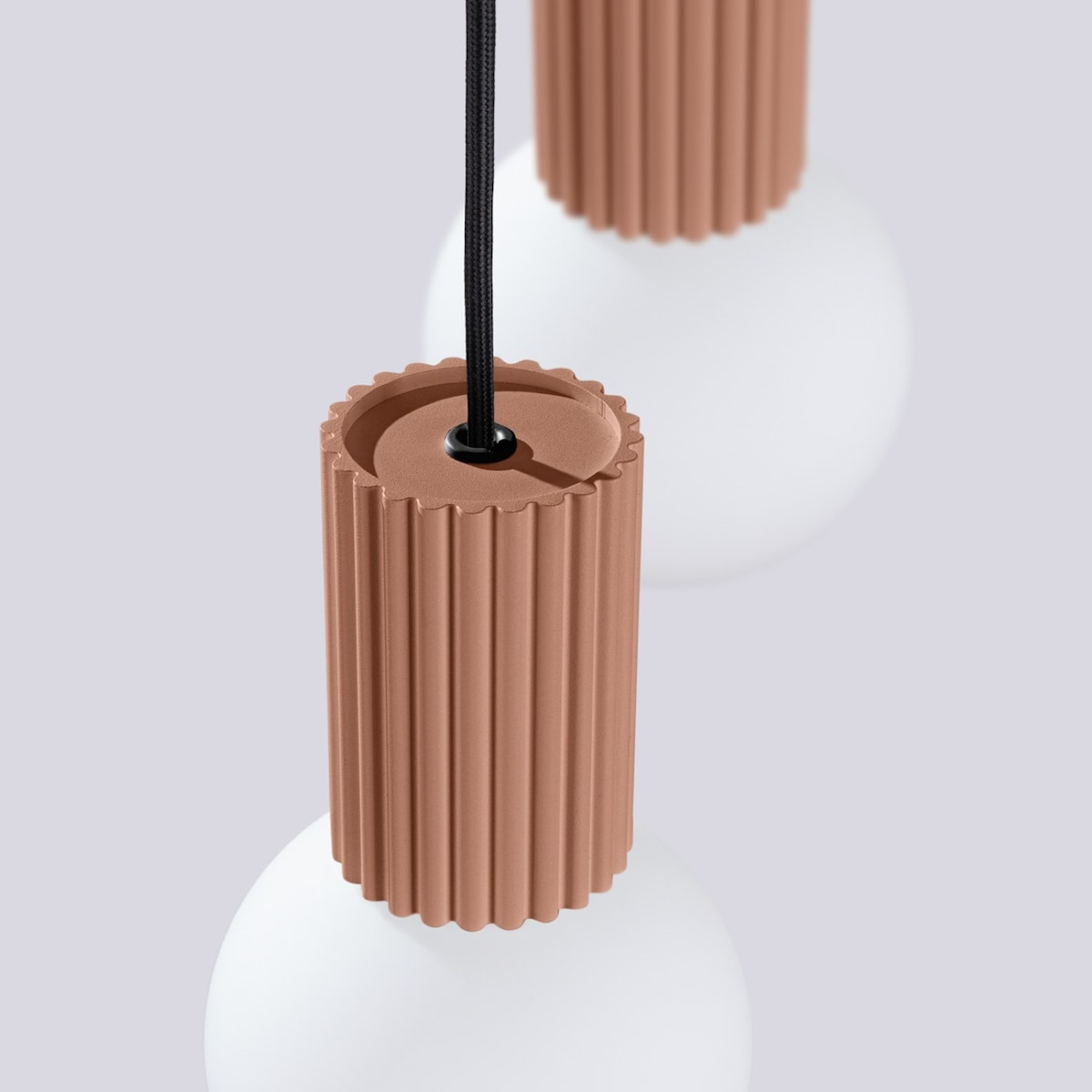 Lampa wisząca HALO 2P mocca