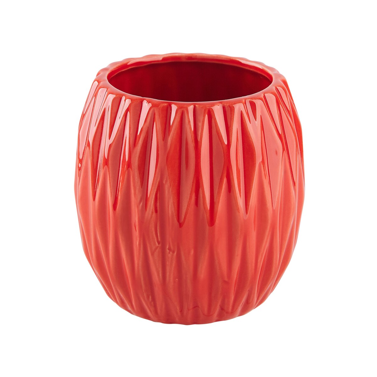 3-częściowy zestaw akcesoriów łazienkowych ceramiczny czerwony BELEM