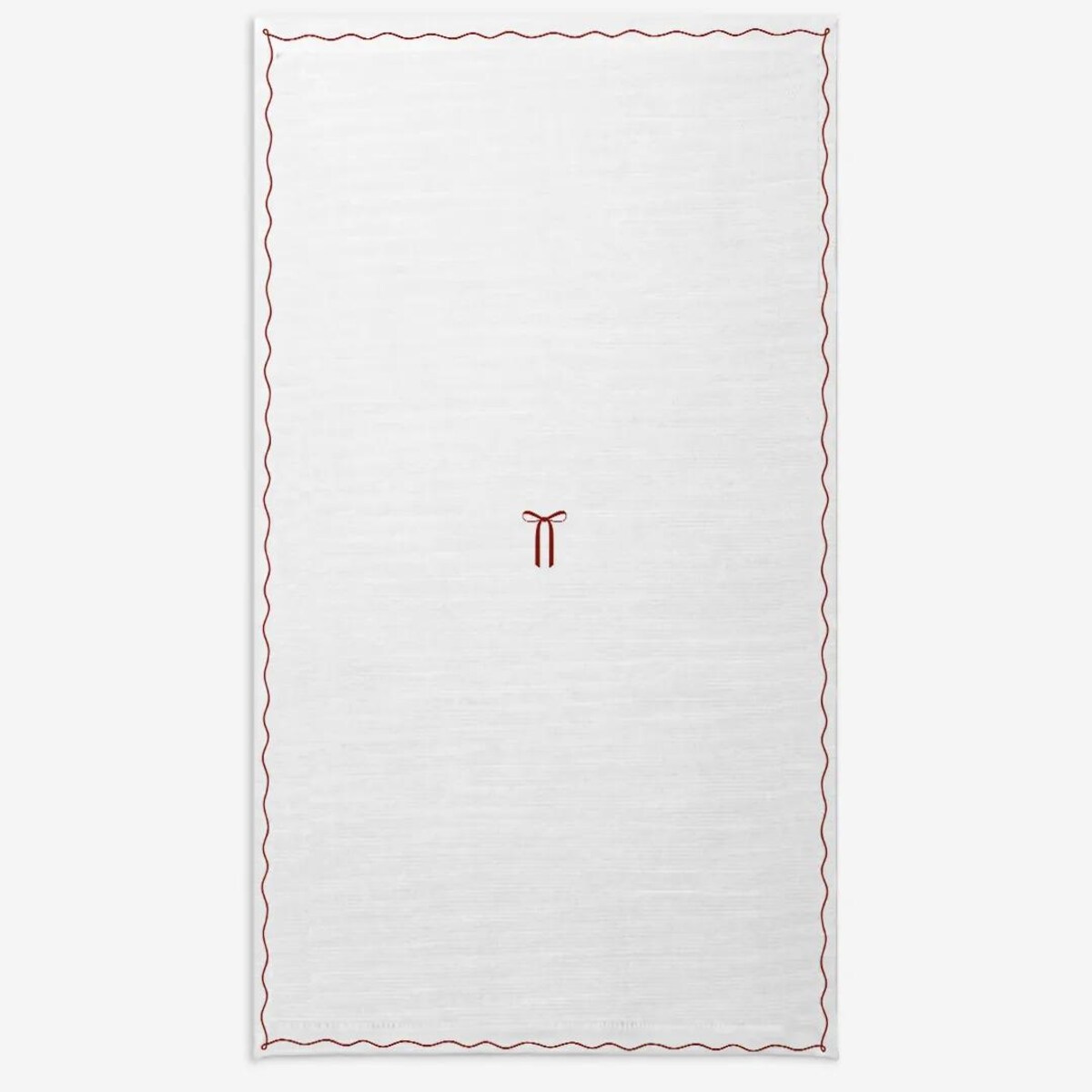 Obrus świąteczny - elegancka kokardka - 140x240