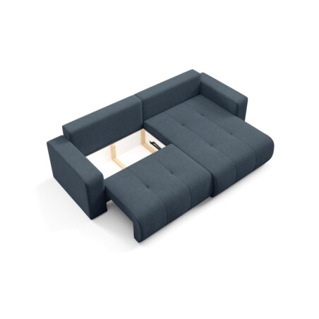 Narożnik MOLINIO L z funkcją spania z pojemnik na pościel Kolor: Wind 77